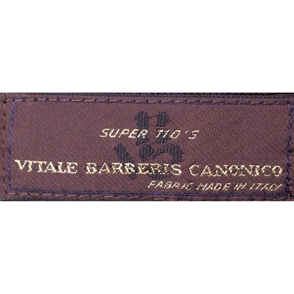 Joseph Abboud Suit Coat Mens 48R Gray Italian Wool Vitale Barberis Canonico - Picture 12 of 16